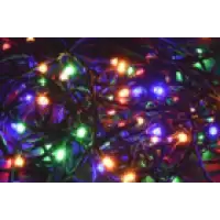 IEK LIGHTING Гирлянда нить 5м 50 светодиодов RGB IP20 зеленый шнур 1,5м 230В контроллер 8 сцен (LGDB110-3-050-05-G-S-20)