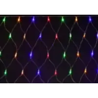 IEK LIGHTING Гирлянда сеть 1,5х1,5м 160 светодиодов RGB IP20 прозрачный шнур 3м 230В контроллер 8 сцен (LGDB410-3-160-L1-T-S-44)