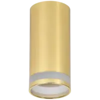 IEK LIGHTING Светильник 4005 накладной потолочный под лампу GU10 золото (LT-UPB0-4005-GU10-1-K22)