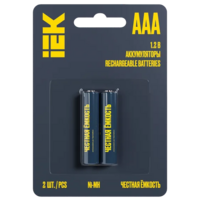 IEK Аккумулятор GREEN Ni-MH AAA 1100мАч (2шт/блистер) (AAK-NIMH-03-1100-L02)