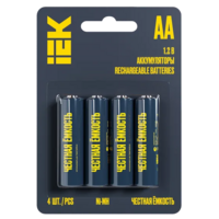 IEK Аккумулятор GREEN Ni-MH AA 2700мАч (4шт/блистер) (AAK-NIMH-06-2700-L04)