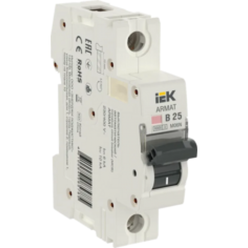 IEK ARMAT Автоматический выключатель M06N 1P B 25А (AR-M06N-1-B025)