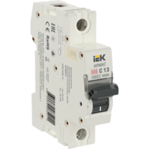 IEK ARMAT Автоматический выключатель M06N 1P C 13А (AR-M06N-1-C013)