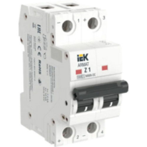 IEK ARMAT Автоматический выключатель M06N-DC 2P Z 1А (AR-M06N-2-Z001DC)