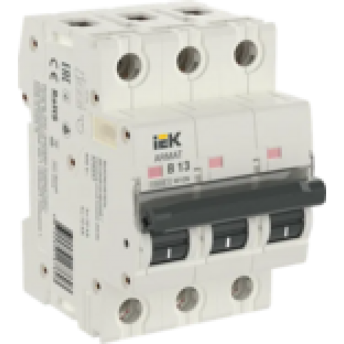 IEK ARMAT Автоматический выключатель M10N 3P B 13А (AR-M10N-3-B013)