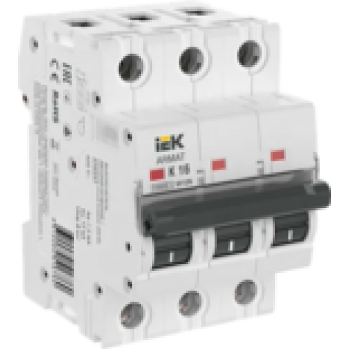 IEK ARMAT Автоматический выключатель M10N 3P K 16А (AR-M10N-3-K016)