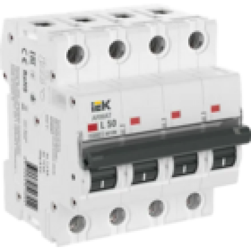 IEK ARMAT Автоматический выключатель M10N 4P L 50А (AR-M10N-4-L050)