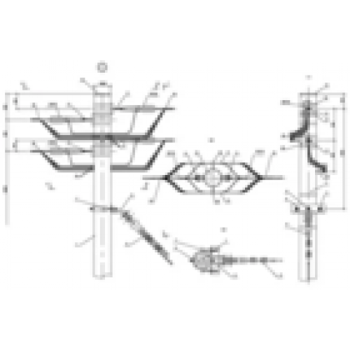 IEK Опора Кд16 деревянная концевая двухцепная (ASIP-DER-OPR-302-00-52)