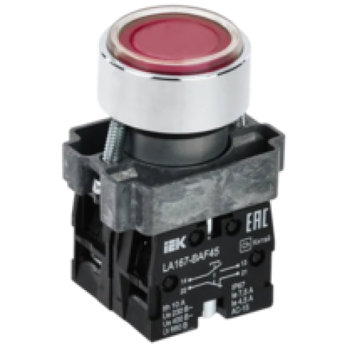 IEK Кнопка управления LA167-BAF45 d=22мм 1з+1р красная (BBT20-BAF45-3-22-67-K04)