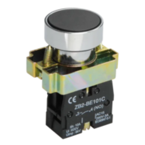 IEK Кнопка управления LAY5-BA21 без подсветки черная 1з (BBT60-BA-K02)