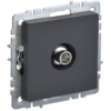 IEK BRITE Розетка TV оконечная РТВ11-0-БрГ графит (BR-A10-O-K53)