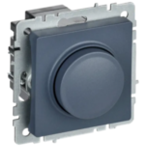 IEK BRITE Светорегулятор поворотно-нажимной 600Вт СС10-1-0-БрМ маренго (BR-D20-0600-K35)