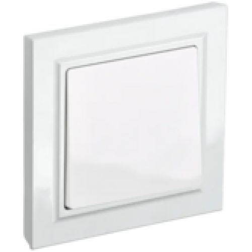 IEK BRITE Выключатель 1-клавишный 10А в сборе ВСР10-1-0-БрБ белый (BR-V10-0-10-K01-F)