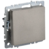 IEK BRITE Выключатель 1-клавишный самовозвратный 10А ВС10-1-4-БрШ шампань (BR-V14-0-10-K37)