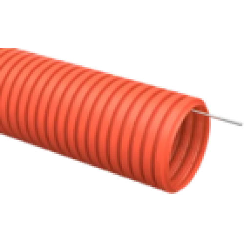 IEK Труба гофрированная ПНД d=20мм с зондом оранжевая (50м) (CTG20-20-K04-050)