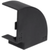 IEK ELECOR Поворот 90град КМП 20х10 черный (4шт/компл) (EL-KK10D-P-020-010-K02)