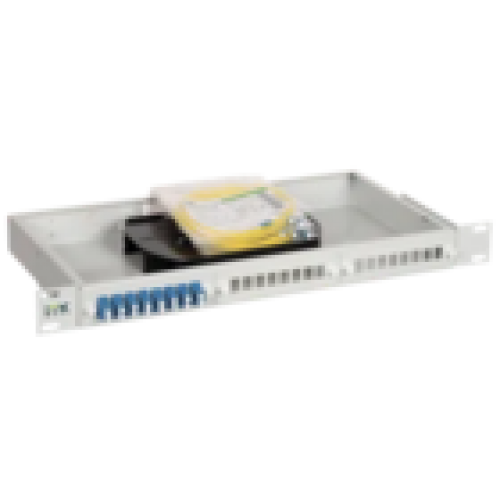 IEK ITK 1U Оптический распределительный кросс укомплектованный: LC (Duplex) 8шт, (OS2) (FOBX24-1U-8LCUD09)
