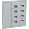 IEK Корпус металлический ЩЭ-8-Э 36 IP31 (слаботочный отсек слева) LIGHT (IND-MKM43-08-31-E-L)