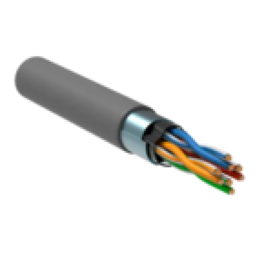 IEK ITK Витая пара F/UTP кат.5E 4х2х24AWG solid PVC серый (305м) (LC1-C5E04-311)