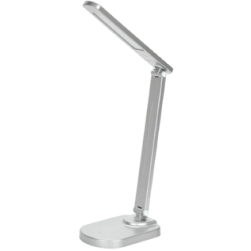 IEK LIGHTING Светильник светодиодный настольный 2028 5Вт на подставке USB-выход диммер серебро (LDNL0-2028-1-UV-05-K27)