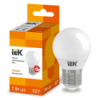 IEK Лампа светодиодная G45 шар 7Вт 230В 3000К E27 (LLE-G45-7-230-30-E27)