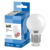 IEK Лампа светодиодная G45 шар 7Вт 230В 6500К E27 (LLE-G45-7-230-65-E27)