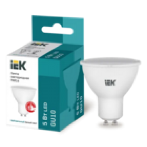 IEK Лампа светодиодная PAR16 софит 5Вт 230В 4000К GU10 (LLE-PAR16-5-230-40-GU10)
