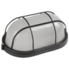 IEK Светильник НПП1402 овал с решеткой 60Вт IP54 черный (LNPP0-1402-1-060-K02)