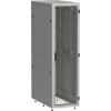 IEK ITK LINEA S Шкаф серверный 19 42U 600х1200мм передняя дверь двухстворчатая перфорированная задняя дверь перфорированная серый RAL 7035 (LS35-42U62-2PP)
