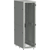 IEK ITK LINEA S Шкаф серверный 19 42U 600х1200мм передняя дверь двухстворчатая перфорированная задняя дверь перфорированная серый RAL 7035 (LS35-42U62-2PP)