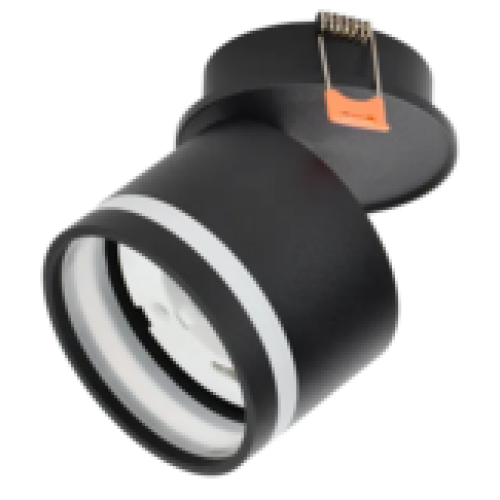 IEK LIGHTING Светильник 4033 встраиваемый поворотный под лампу GX53 черный (LT-UVB0-4033-GX53-1-K02)