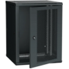 IEK ITK Шкаф настенный LINEA W 12U 600х600мм дверь перфорированная RAL 9005 (LWR5-12U66-PF)