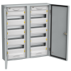 IEK UNIVERSAL Корпус металлический ЩРн-2х48з-1 IP54 (артикул замены TI5-50-N-2X048-54-7035) (MKM11-N-2X48-54-Z-U)