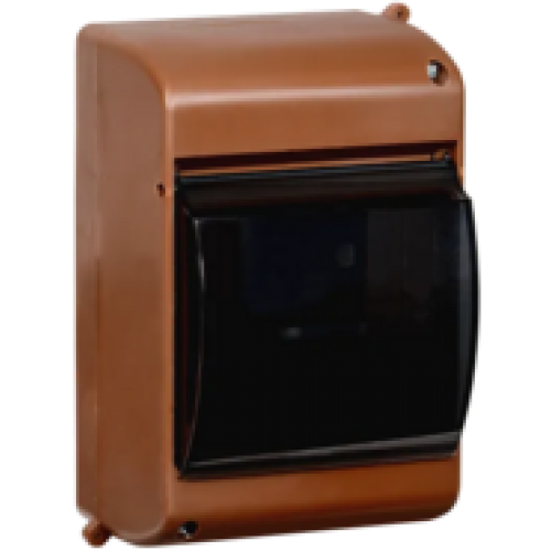 IEK KREPTA 3 Корпус пластиковый КМПн 2/4 IP30 дуб (MKP42-N-04-30-12-D)
