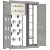 IEK Щит этажный ЩЭ-3204 УХЛ3 с отделением для слаботочных устройств 2 квартиры отходящие на каждую квартиру УЗО 2Р 1х50А 30мА выключатели автоматические 2Р 1х40А 1Р 1х16А 2х25А (NKU10-SHET-32040000-01)