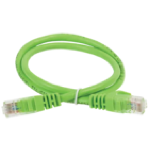 IEK ITK Коммутационный шнур (патч-корд) кат.5E UTP PVC 10м зеленый (PC02-C5EU-10M)