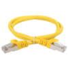 IEK ITK Коммутационный шнур (патч-корд) кат.5E FTP LSZH 1м желтый (PC05-C5EFL-1M)
