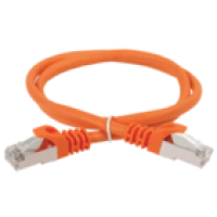 IEK ITK Коммутационный шнур (патч-корд) кат.5E FTP 1,5м оранжевый (PC07-C5EF-1M5)