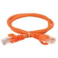 IEK ITK Коммутационный шнур (патч-корд) кат.6 UTP PVC 15м оранжевый (PC07-C6U-15M)