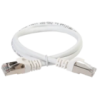 IEK ITK Коммутационный шнур (патч-корд) кат.5E FTP 5м белый (PC08-C5EF-5M)