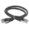 IEK ITK Коммутационный шнур (патч-корд) кат.6 FTP PVC 3м черный (PC09-C6F-3M)