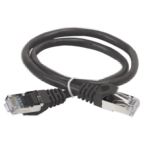 IEK ITK Коммутационный шнур (патч-корд) кат.6 FTP PVC 3м черный (PC09-C6F-3M)