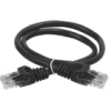 IEK ITK Коммутационный шнур (патч-корд) кат.6 UTP LSZH 15м чёрный (PC09-C6UL-15M)