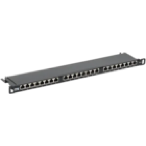IEK ITK 0,5U патч-панель кат.6 STP 24 порта экранированная (Dual IDC) высокой плотности (PP24-D05UC06S-D05H)
