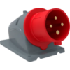 IEK Вилка стационарная ССИ-524 32А-6ч/380-415В 3Р+РЕ IP44 MAGNUM (PSN52-032-4)