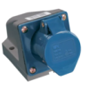 IEK Розетка стационарная ССИ-123 2P+PE 32А 200-250В IP44 (PSR11-032-3)