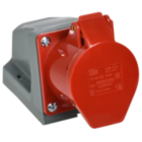 IEK Розетка стационарная CCИ-115 3Р+РЕ+N 16А 380-415В IP44 (PSR12-016-5)