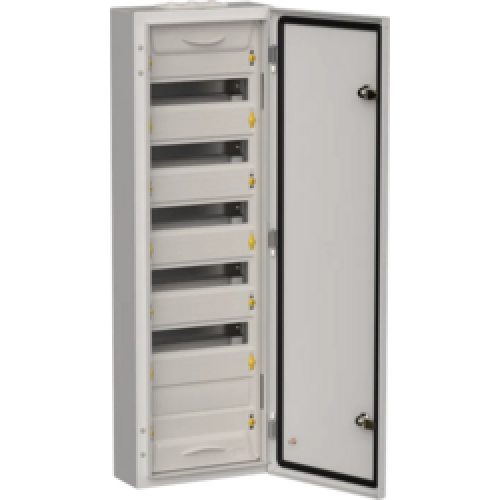 IEK TITAN 5 Корпус металлический ЩРн-72 (1х72) 960х310х140мм IP54 серый (одна дверь) (TI5-50-N-072-54-7035)