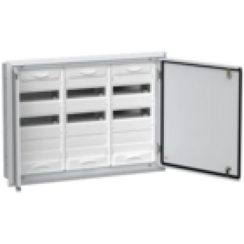 IEK TITAN 5 Корпус металлический ЩРв-108 (3х36) 630х885х130мм IP31 белый (две двери) (TI5-50-V-3X036-31)