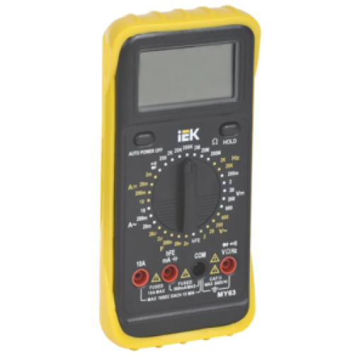 IEK Мультиметр цифровой PROFESSIONAL MY63 (TMD-5S-063)